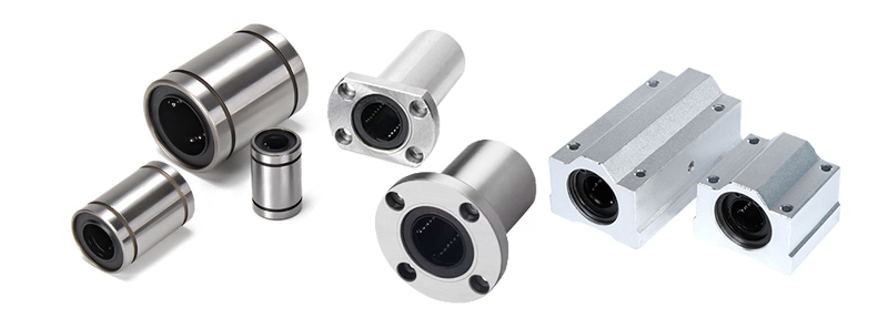 SBR rail, LM series, and Shaft Rods for linear guidance systems.