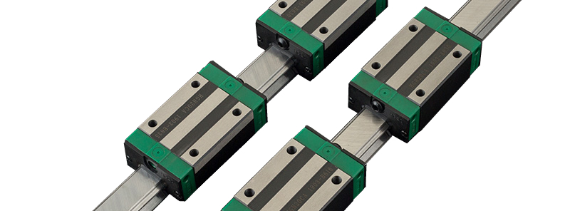 Miniature, HGHCA, HGWCA, EGR, RGR series — smooth motion with high rigidity and accuracy.